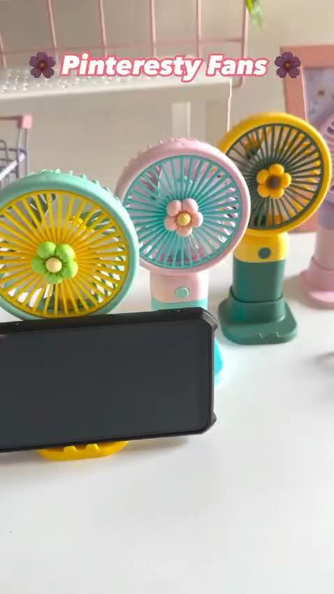 Mini Hand Fan Portable USB Rechargeable