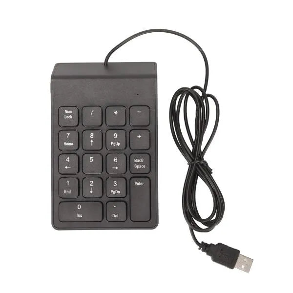 USB Mini Numeric Keypad | Plug & Play for Laptop & PC