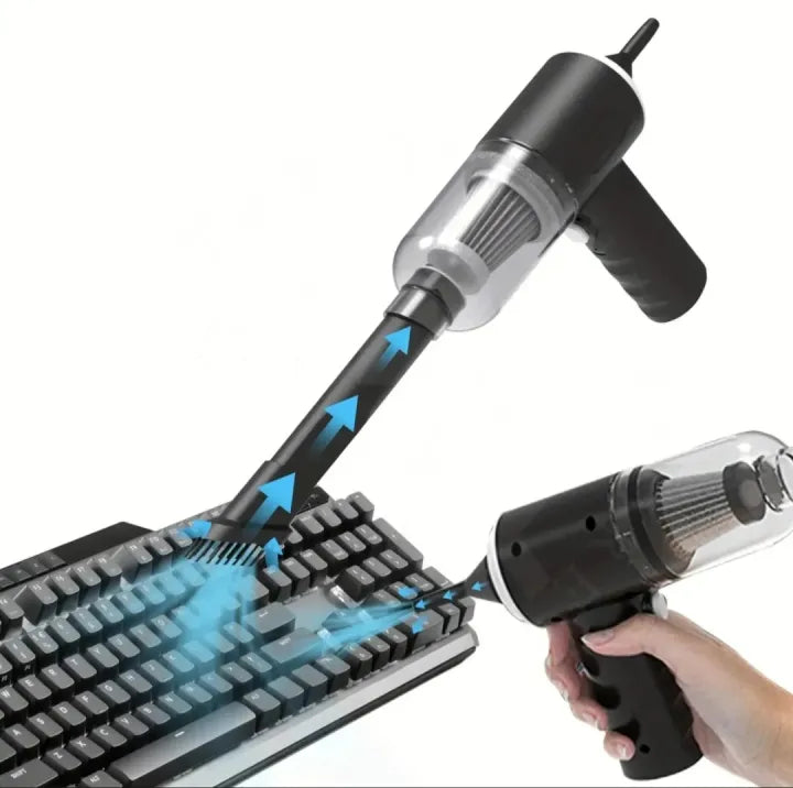 3 in 1 Portable Wireless Vacuum Cleaner for Laptop, Car & Home