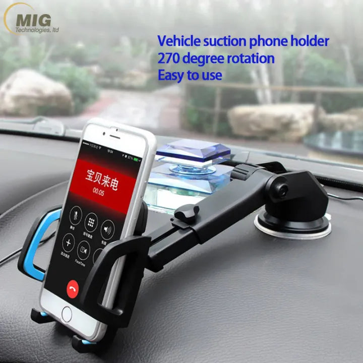 Universal Car Phone Holder | Dashboard & Windshield Mount