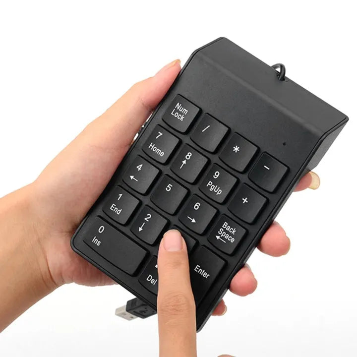 USB Mini Numeric Keypad | Plug & Play for Laptop & PC