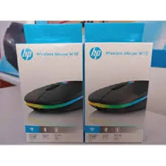 HP W10 Wireless RGB Mouse | Silent Click & Adjustable DPI