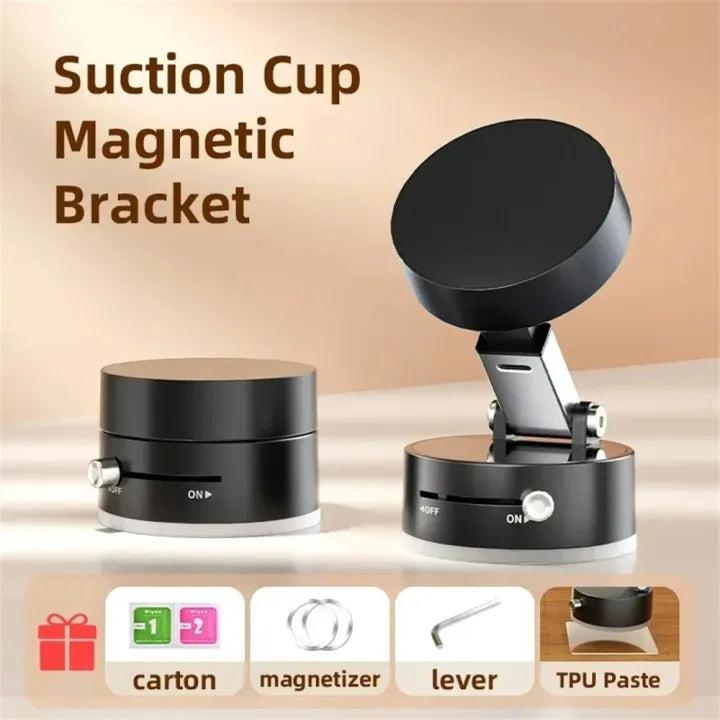 A2 Magnetic Phone Holder | 360° Foldable Suction Stand