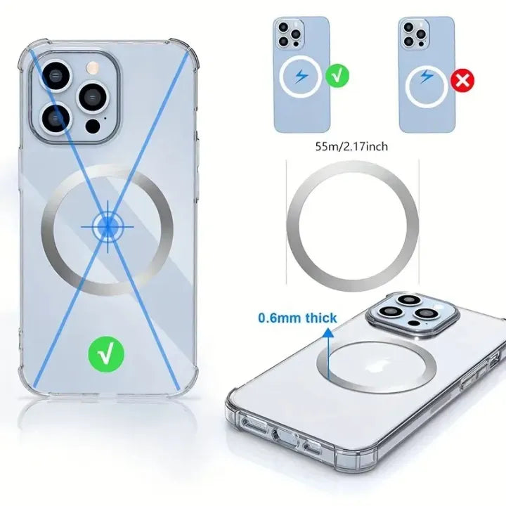 Magnetic Car Phone Holder | Wireless Charging Compatible