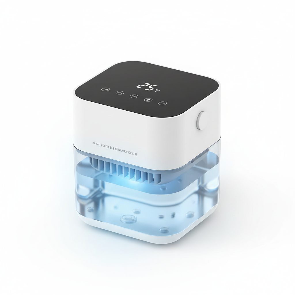 5-in-1 Portable Mini Air Cooler - Product Shot